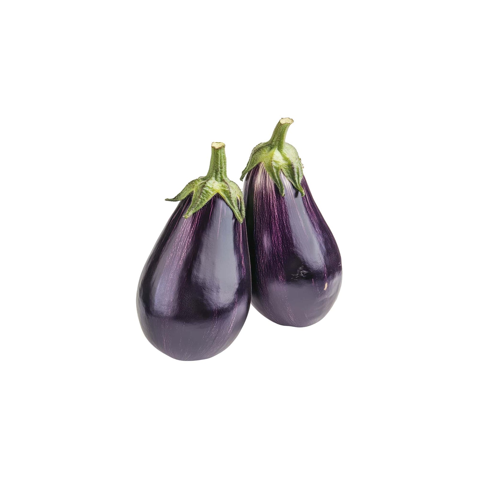 Smooth and Shiny Fresh Eggplants, 1 lb